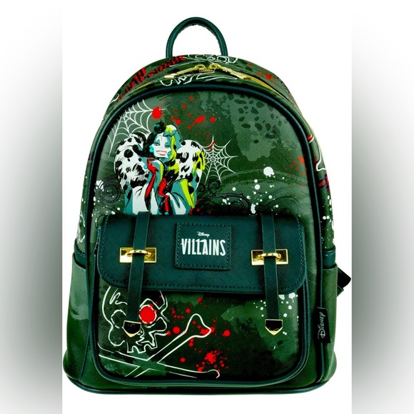 Disney Villains - Cruella DeVil Vegan Leather Backpack NWT​
